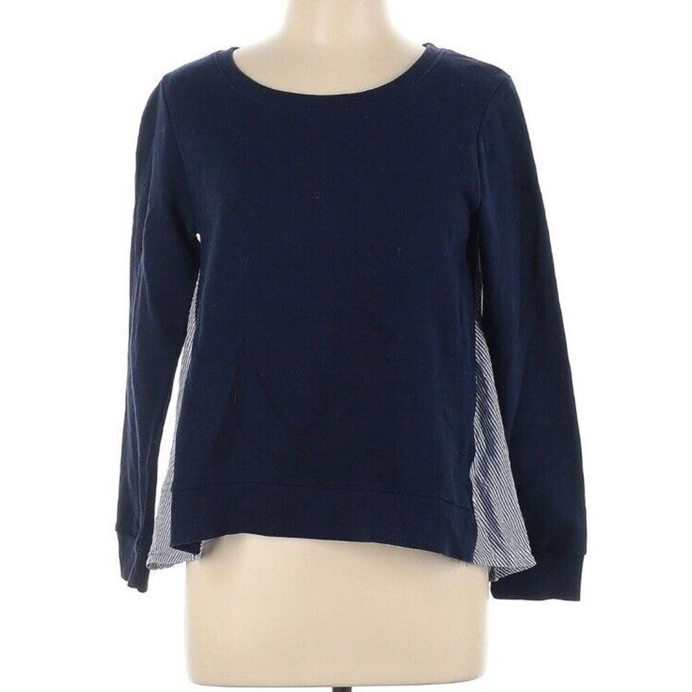 Kenzie POPLIN-BACK SWEATSHIRT Large